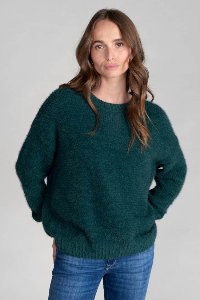Bottle green Daisy jumper