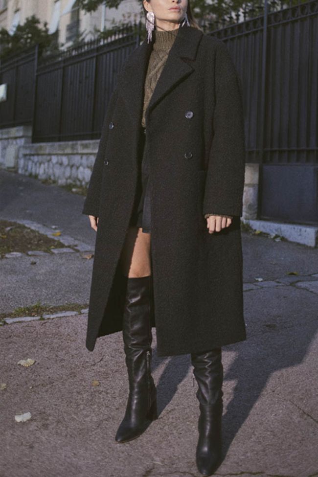 Black long Eva coat