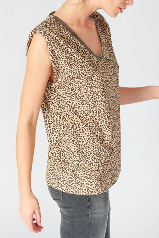 Leopard print Evan top