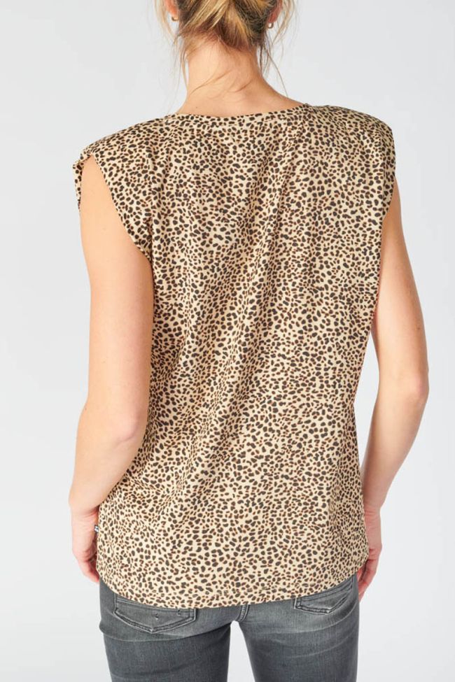 Leopard print Evan top