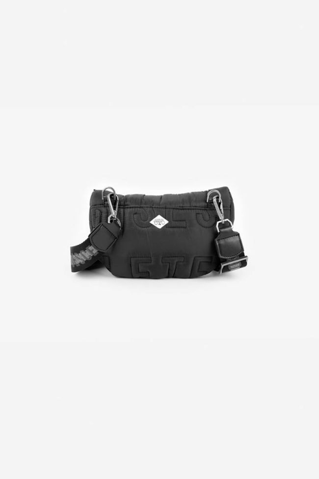 Black quilted Frankie fanny pack