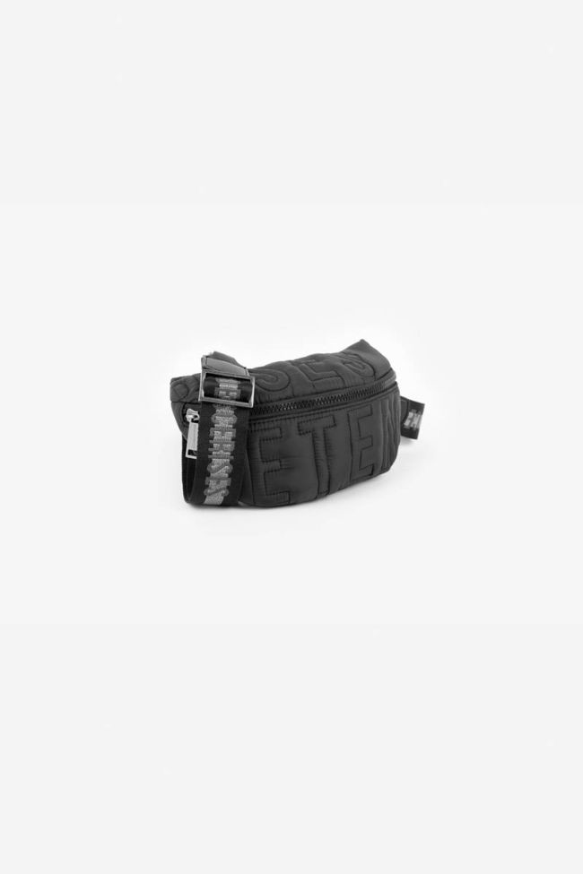Black quilted Frankie fanny pack