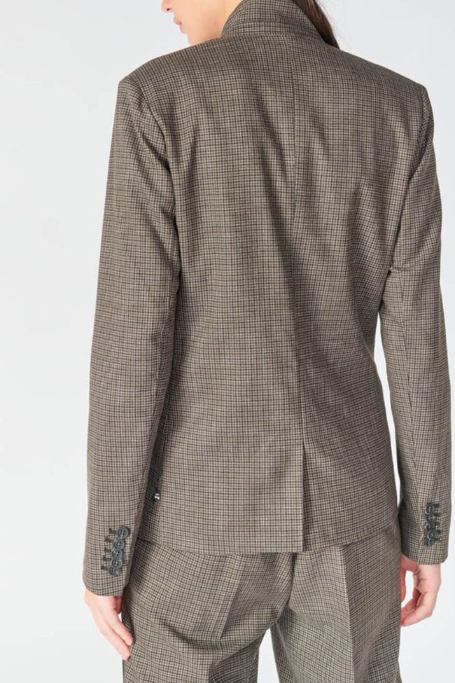 Brown checked Great blazer