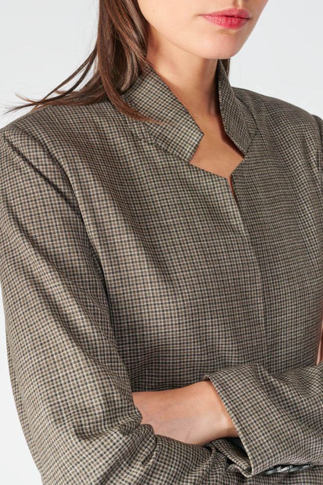 Brown checked Great blazer