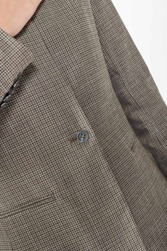 Brown checked Great blazer