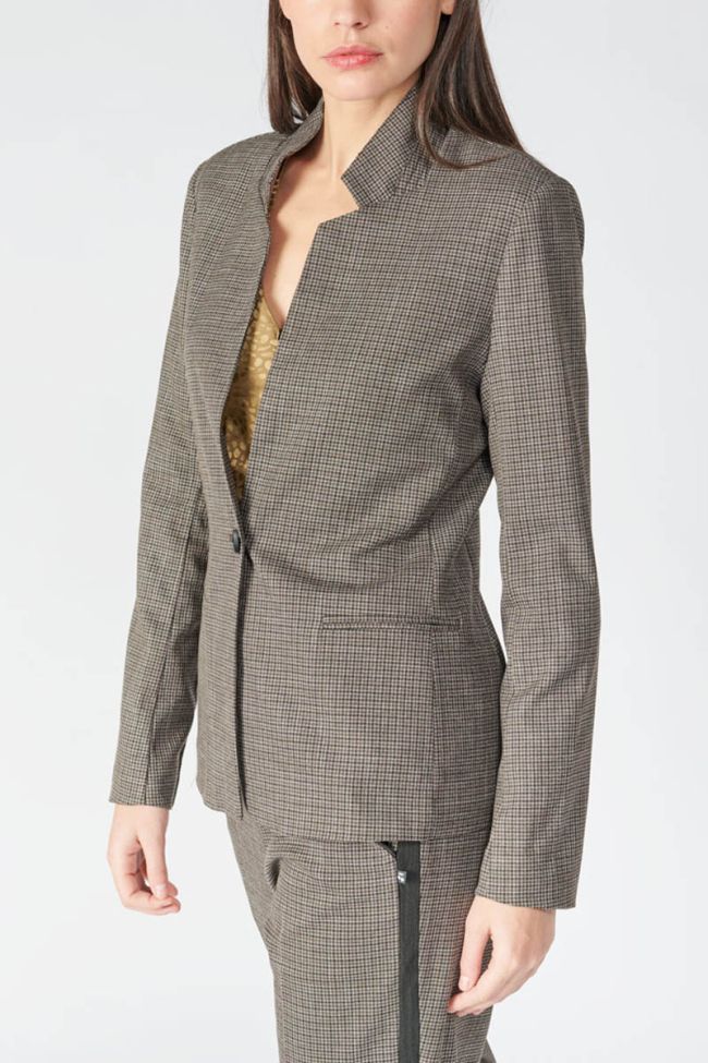 Brown checked Great blazer
