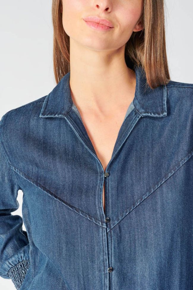 Blue tencel Heather shirt