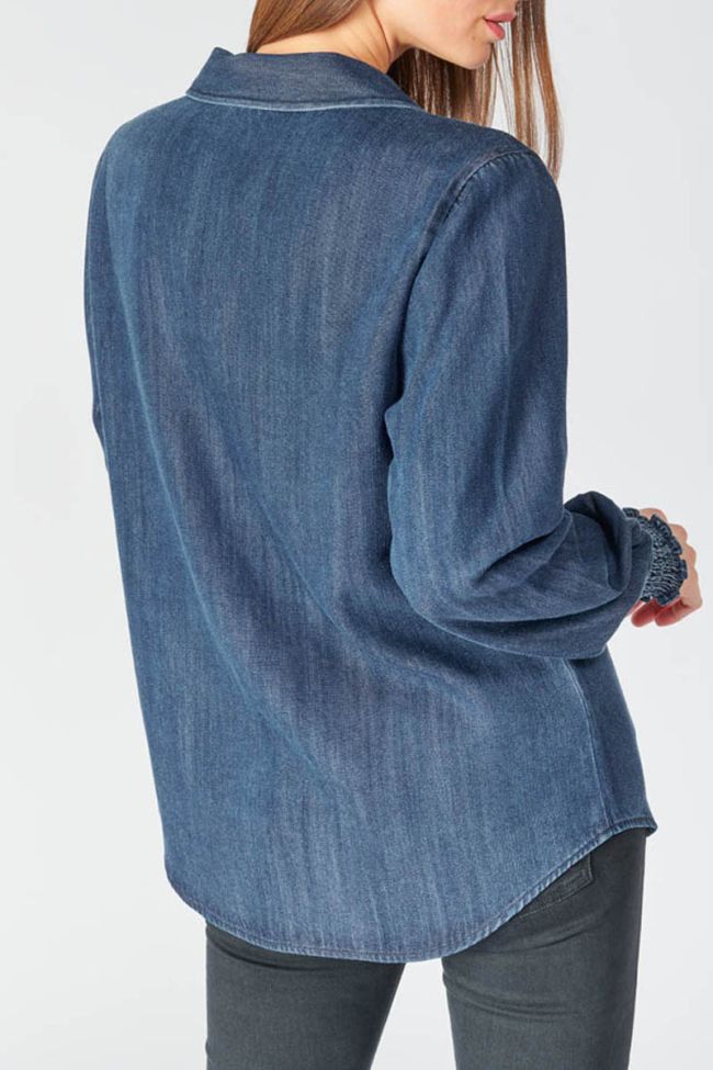 Blue tencel Heather shirt