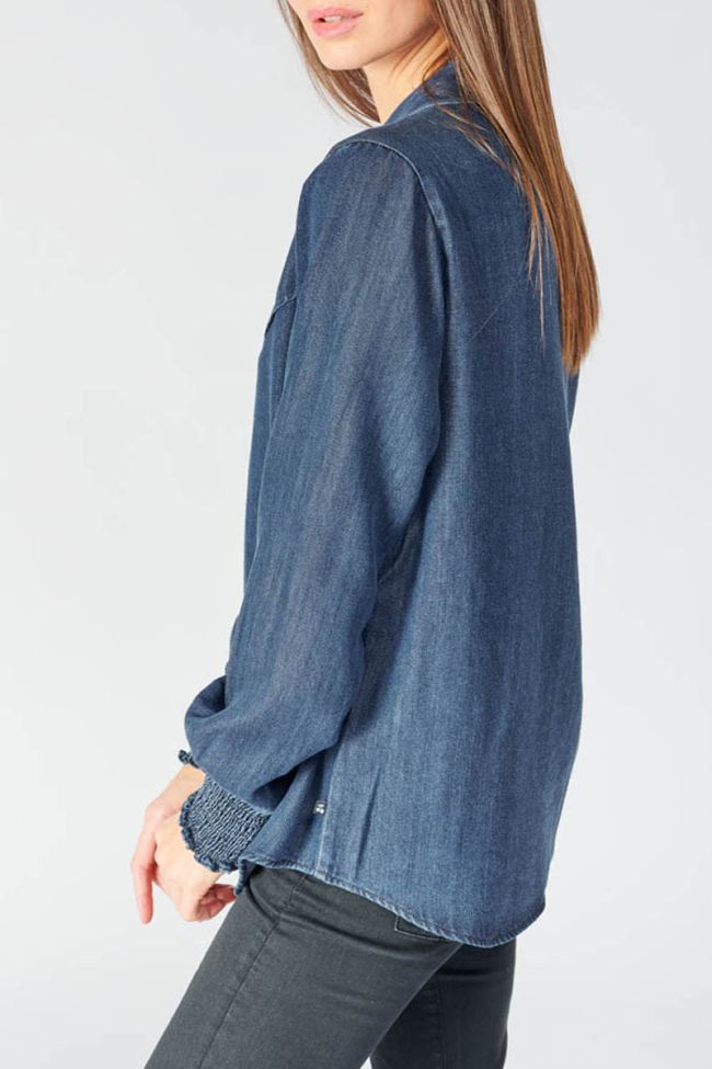 Blue tencel Heather shirt