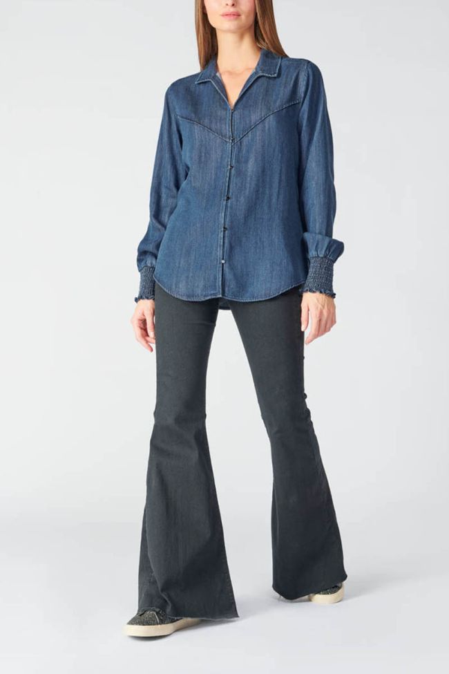 Blue tencel Heather shirt