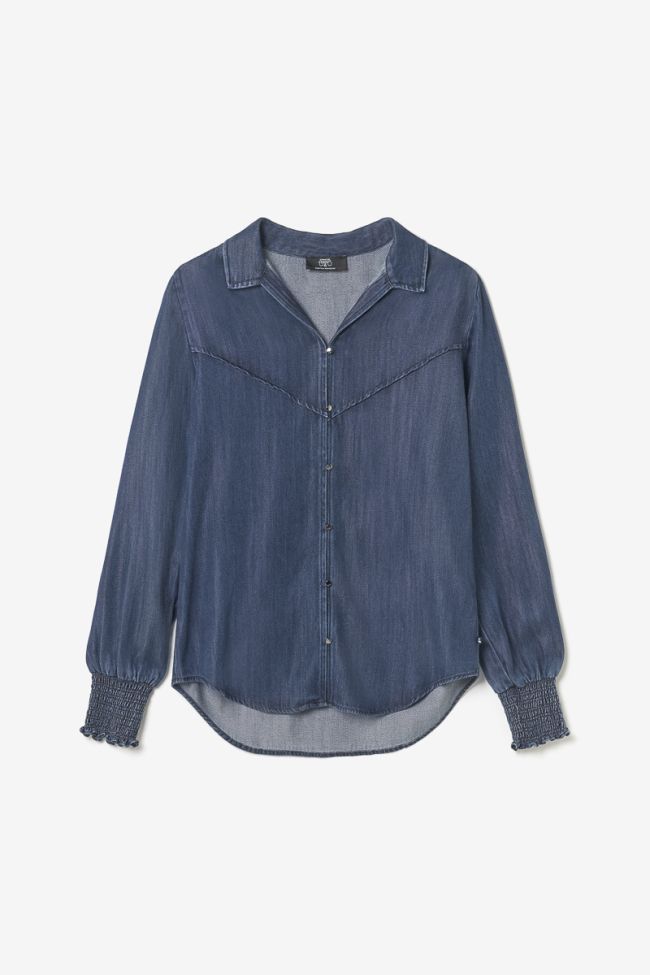 Blue tencel Heather shirt