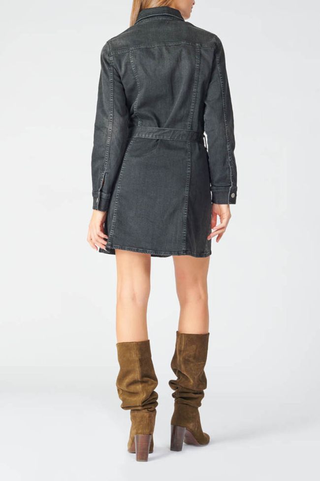 Black denim Hills dress