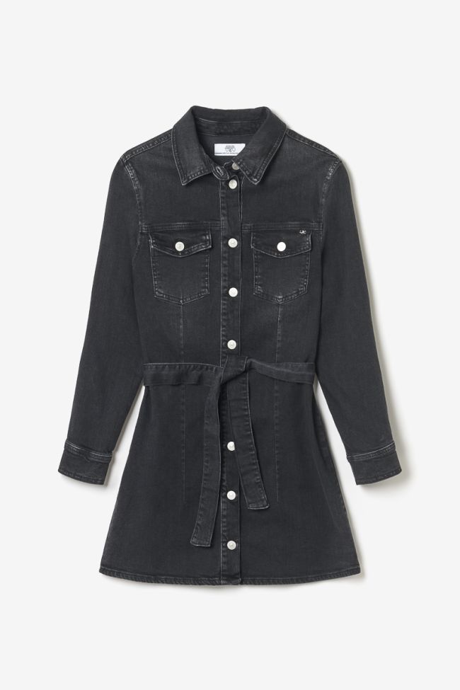 Black denim Hills dress