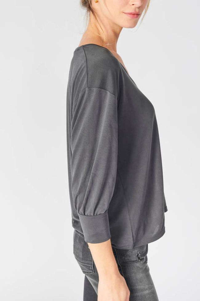 Charcoal grey Jessie top