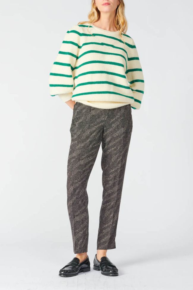 Off-white striped Jordan jumper