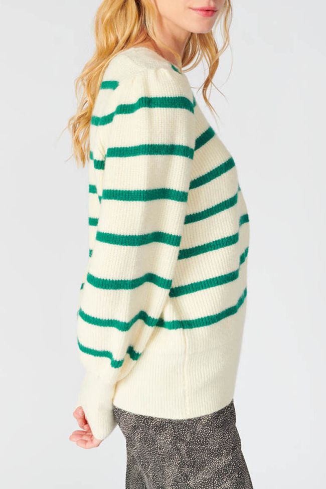 Off-white striped Jordan jumper