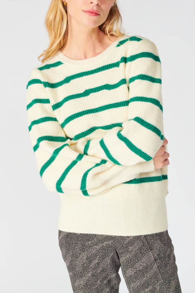 Off-white striped Jordan jumper