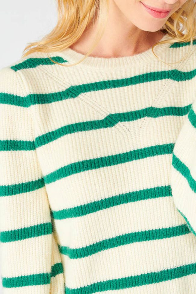 Off-white striped Jordan jumper