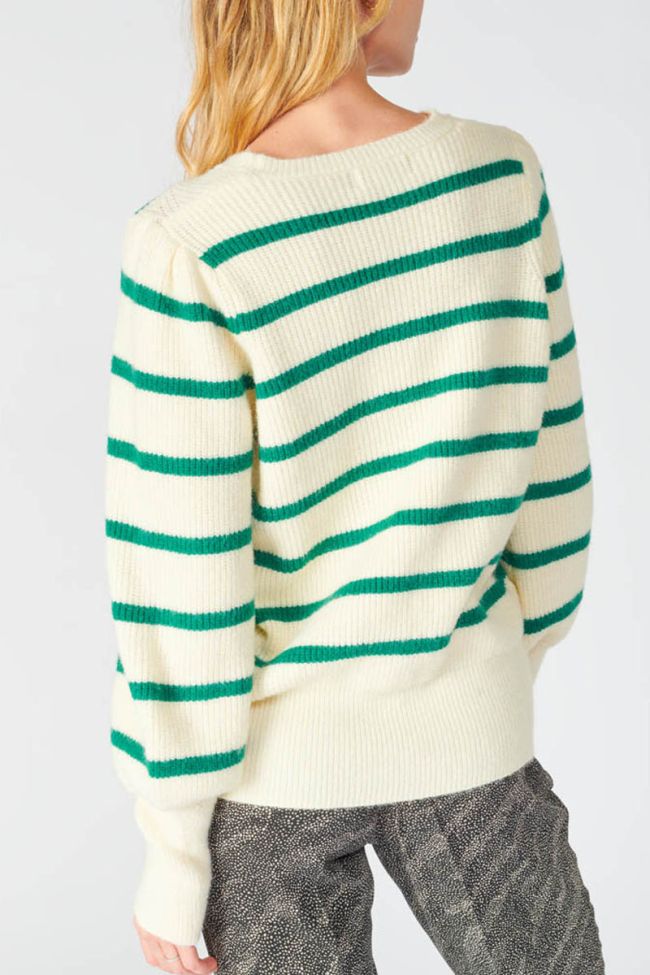 Off-white striped Jordan jumper