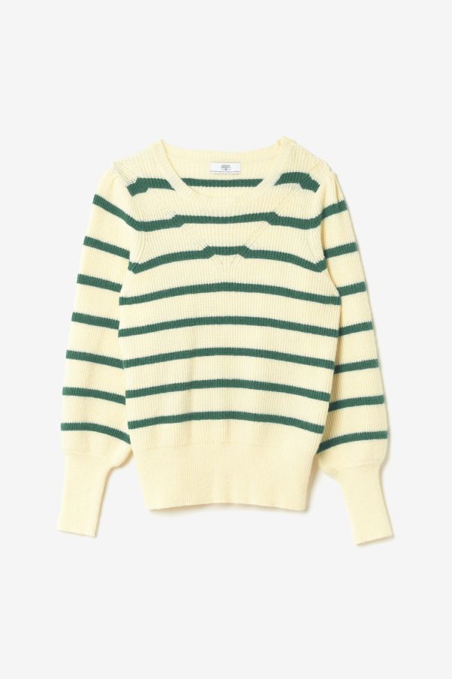 Off-white striped Jordan jumper