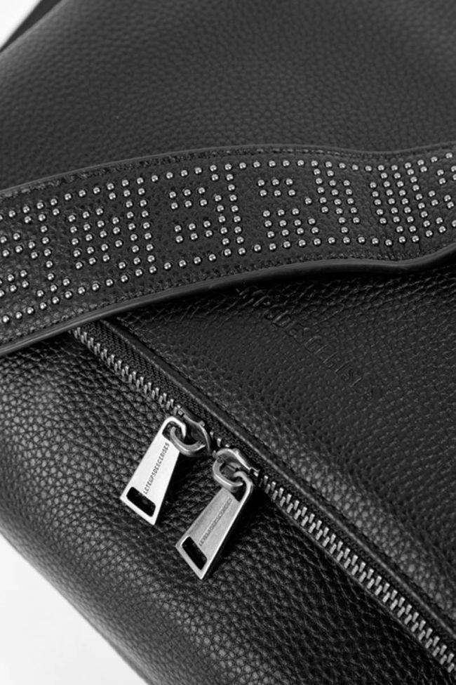 Leter bag black studded