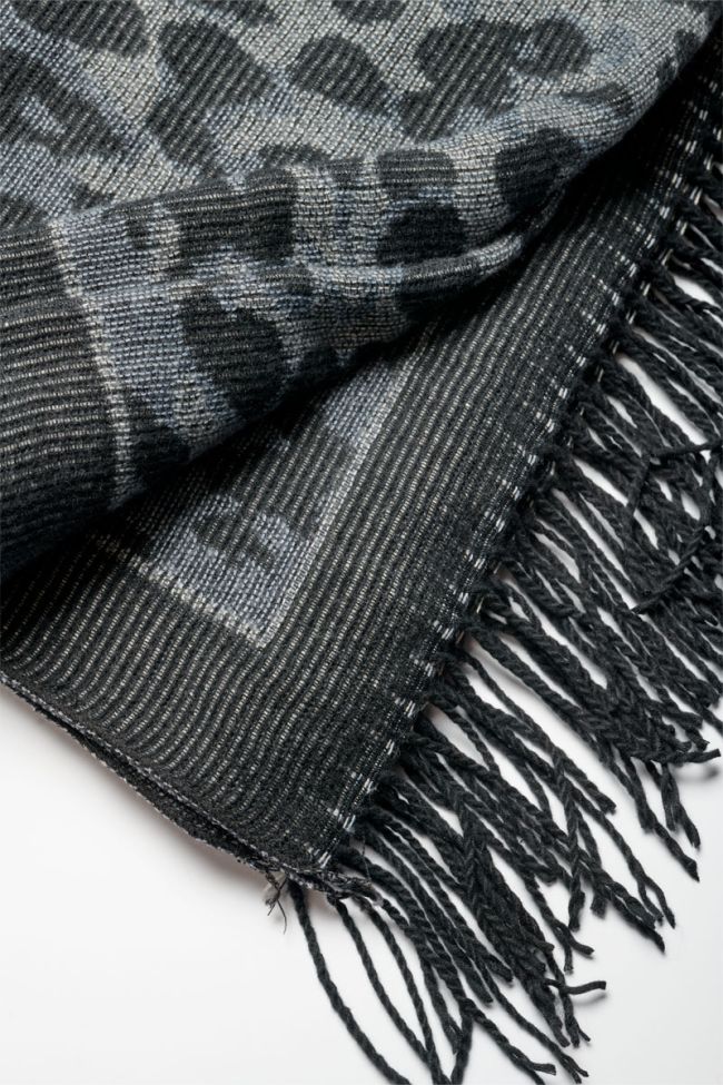 Leopard print Limmat scarf