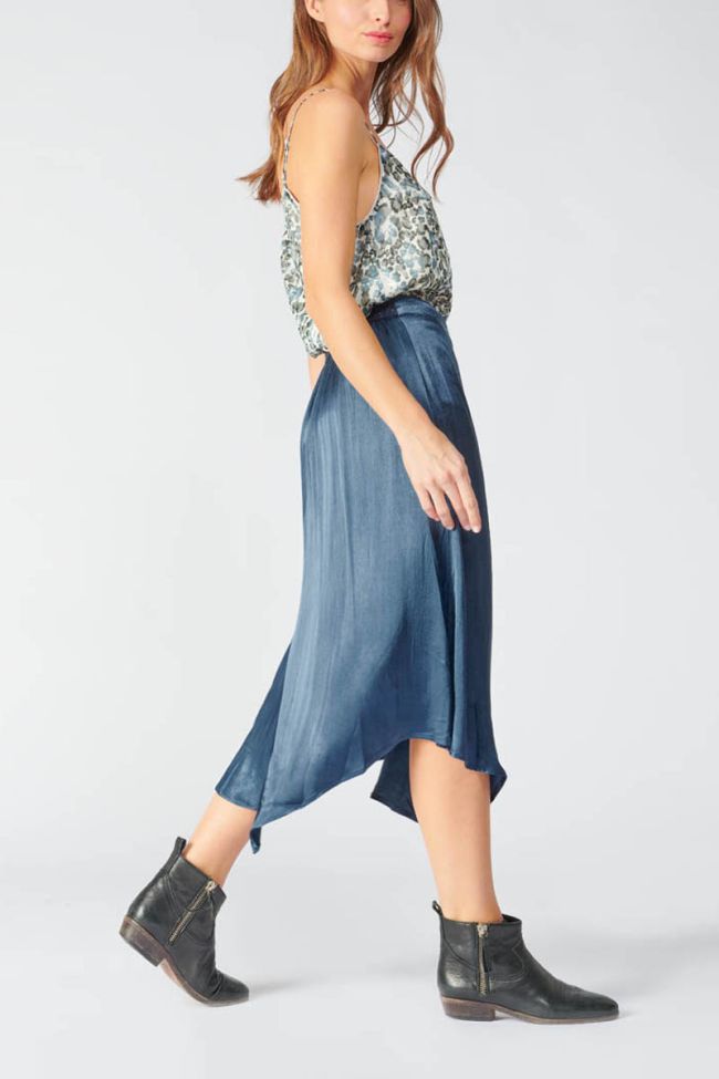 Jupe longue Lively bleu jeans