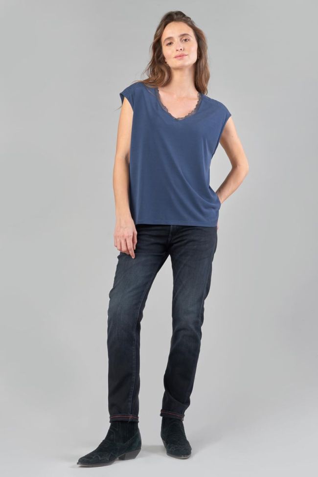 Midnight blue Nate top
