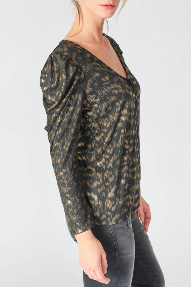 Black and gold Preston blouse