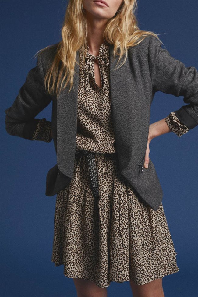 Grey herringbone Timmy blazer