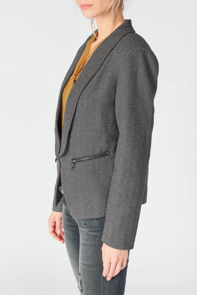 Grey herringbone Timmy blazer