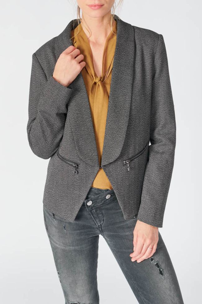 Grey herringbone Timmy blazer