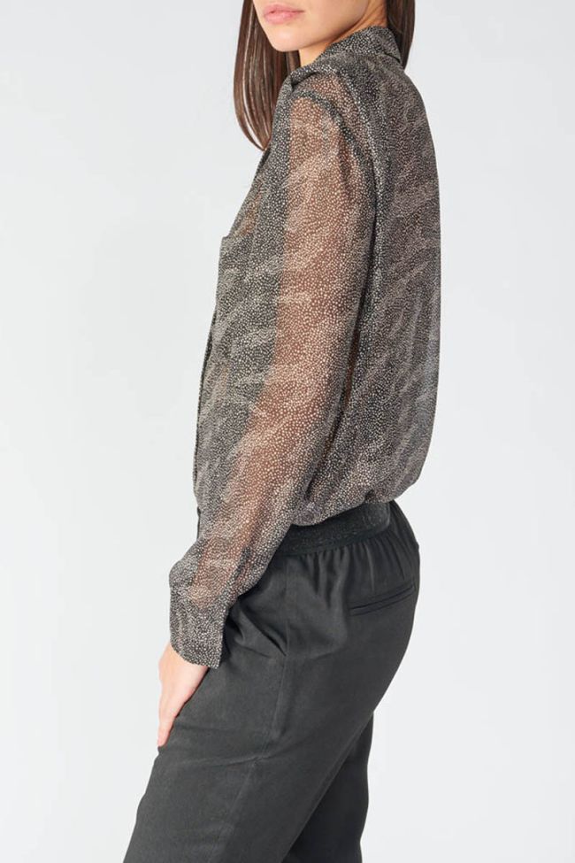 Black animal print Winny shirt