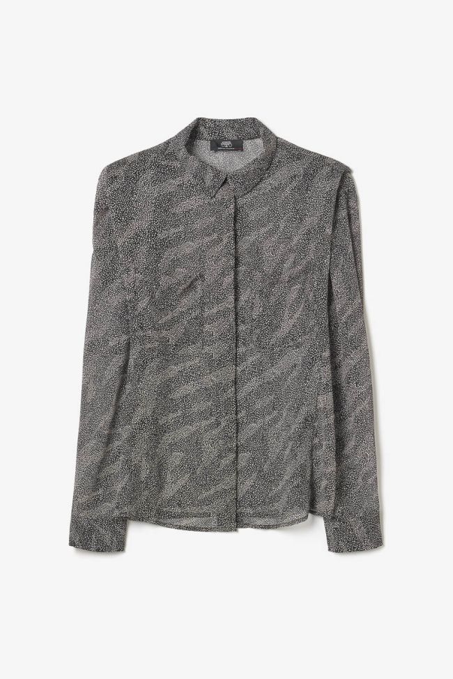 Black animal print Winny shirt