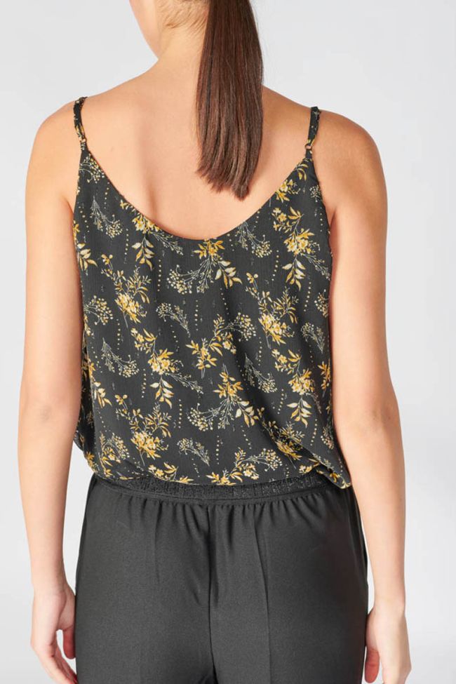 Black floral Ying camisole