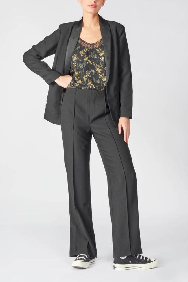 Black floral Ying camisole