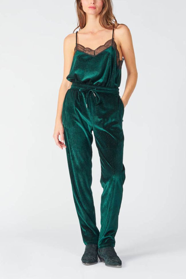 Green corduroy Yori camisole