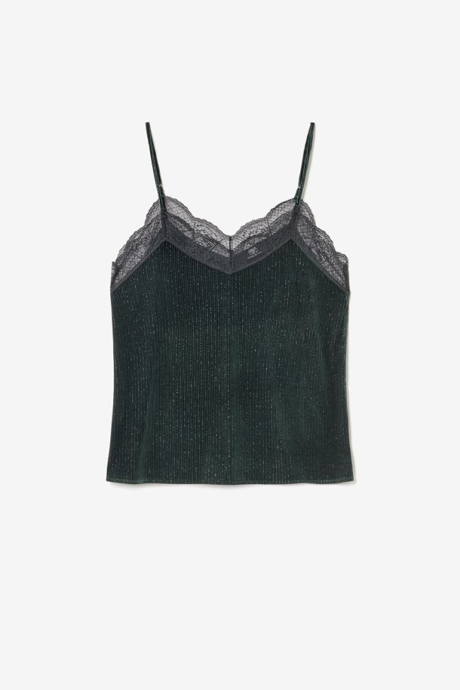 Green corduroy Yori camisole