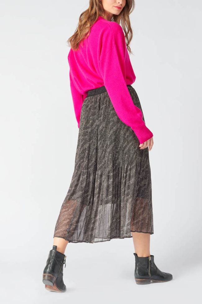 Long animal print Zoumba skirt