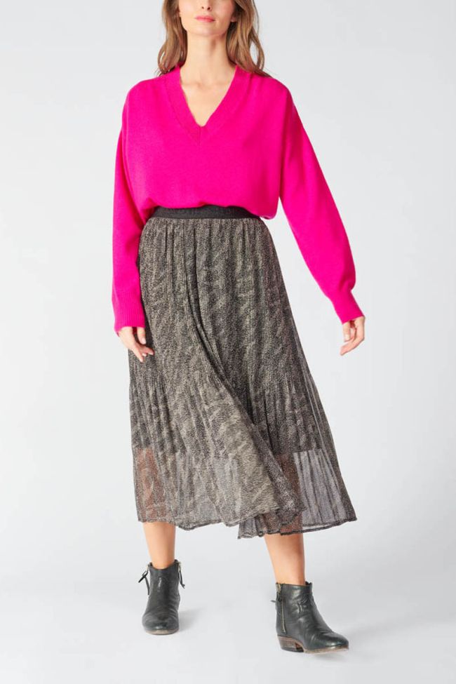 Long animal print Zoumba skirt