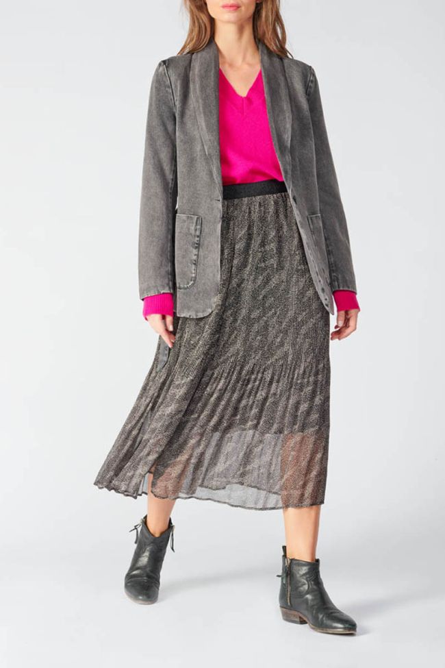 Long animal print Zoumba skirt