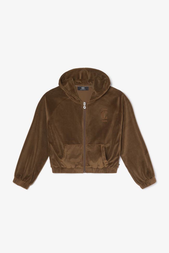 Caramel Cinogi zip-up sweatshirt
