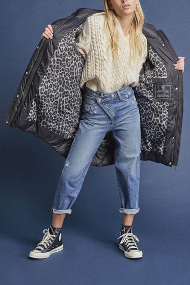 Black Dottigi down jacket