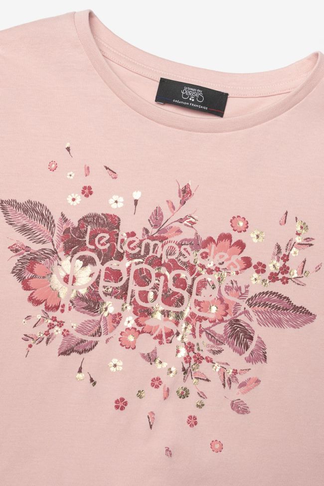 Light pink printed Frankiegi t-shirt