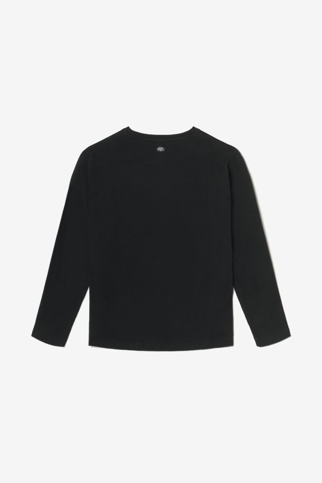 Black long-sleeved Izbagi t-shirt
