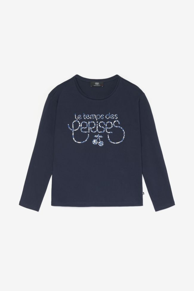 Navy blue long-sleeved Latygi t-shirt