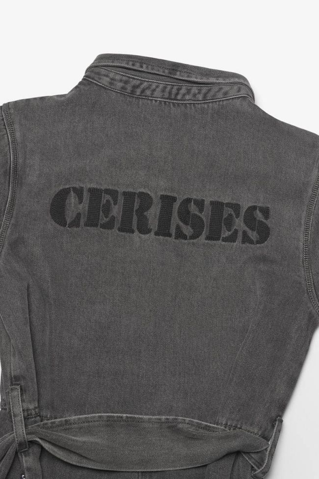 Black faded tencel Murraygi jumpsuit