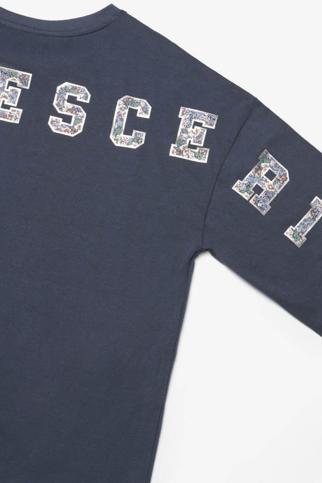 Navy blue long-sleeved Ponogi t-shirt