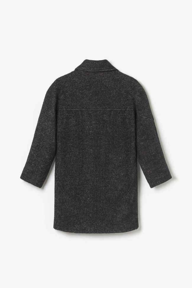 Brown herringbone Shawgi coat