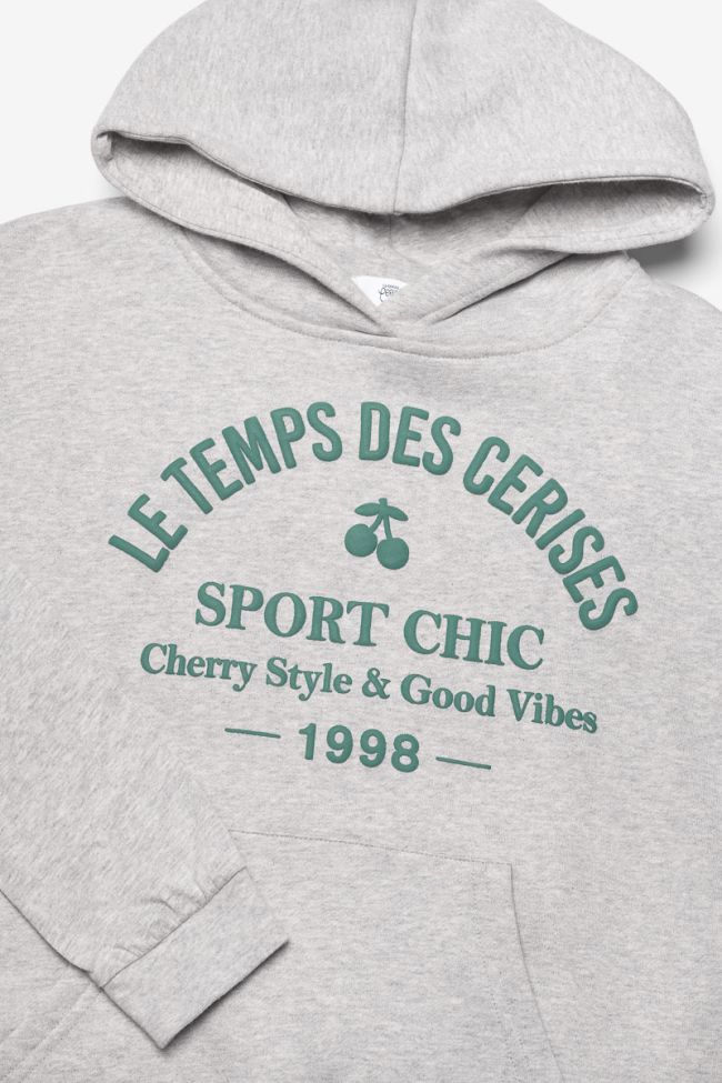 Grey marl 2-in-1 Steffygi sweatshirt